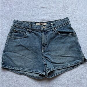 Vintage Y2K Paris Blues Denim Shorts, 100% Cotton
